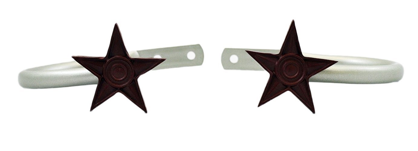 Star Drapery Holdbacks - 2 Finishes