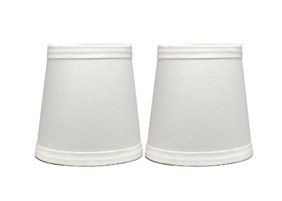 Cotton 4-inch Chandelier Lamp Shades - 4 Colors