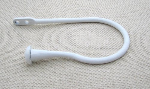 Zinc Mini Window Curtain Drapery Holdback Tie Back - 5 Finishes