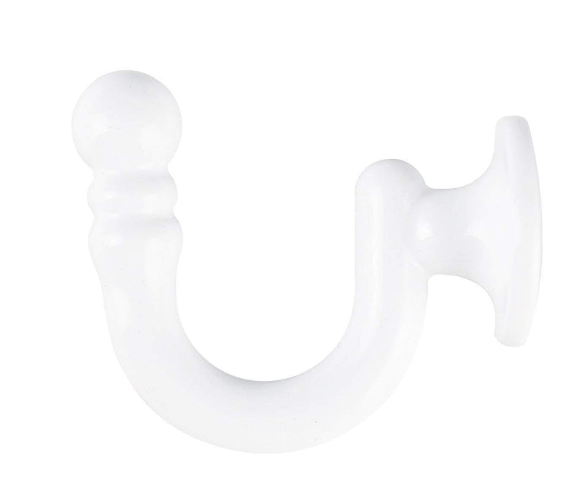 Metal Key Hook, 1 1/2-inch Long by 1 1/4-inch Tall