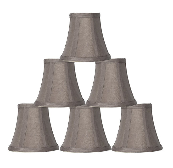 Silk 5-inch Bell Chandelier Lamp Shade - 9 Colors