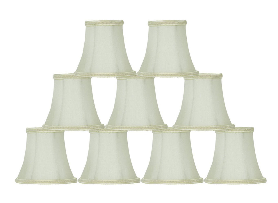 Silk 5-inch Bell Chandelier Lamp Shade - 9 Colors