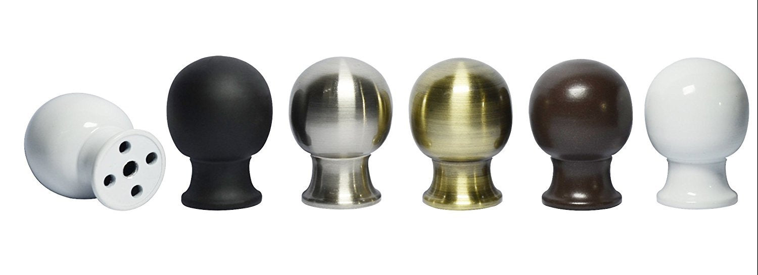 Bola Lamp Finial for Lamp Shades - 5 Finishes