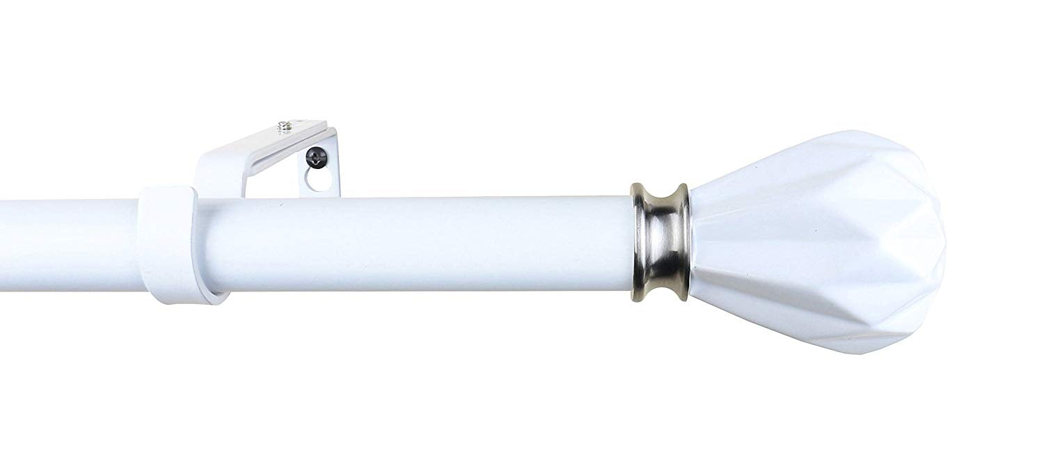 Urbanest 1-inch Diameter Arwen Adjustable Single Drapery Curtain Rod