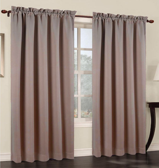 Set of 2 Blackout Curtain Panels - 7 colors