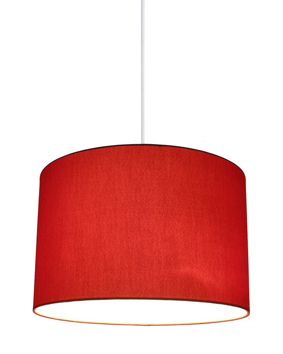 Marie Duo Color Shade Pendant with Hanging Light Kit, 15 1/2-inch Diameter, 10-inch Height