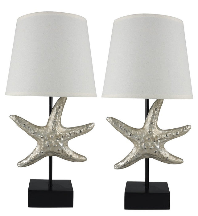 Starfish Table Lamps - 2 Finishes