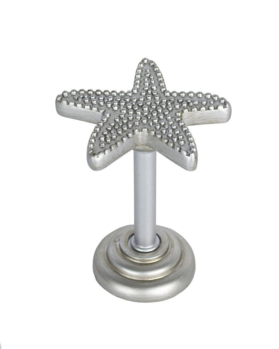 Starfish Drapery Holdback Medallion - 3 Finishes