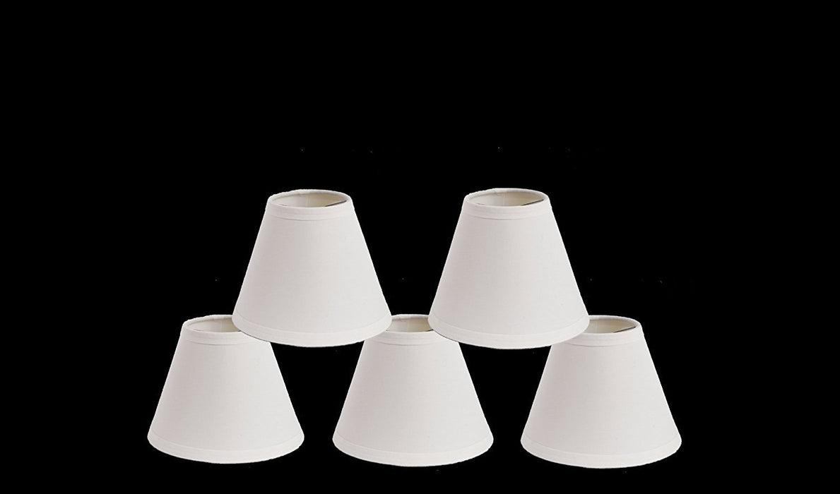 Cotton 6-inch Chandelier Lamp Shade - 4 Colors