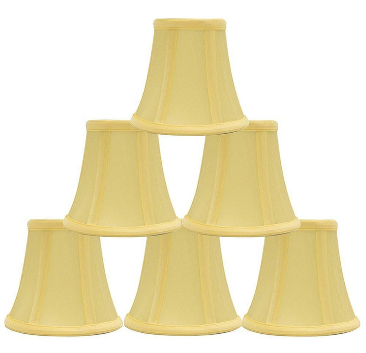 Silk 5-inch Bell Chandelier Lamp Shade - 9 Colors