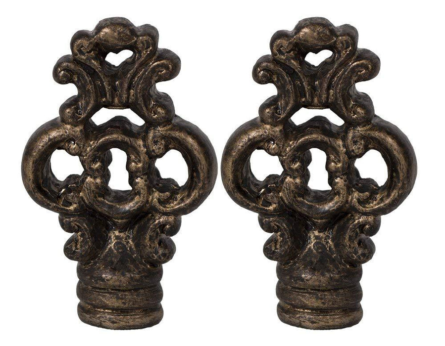Key Lamp Finial, 2 3/8-inch Tall