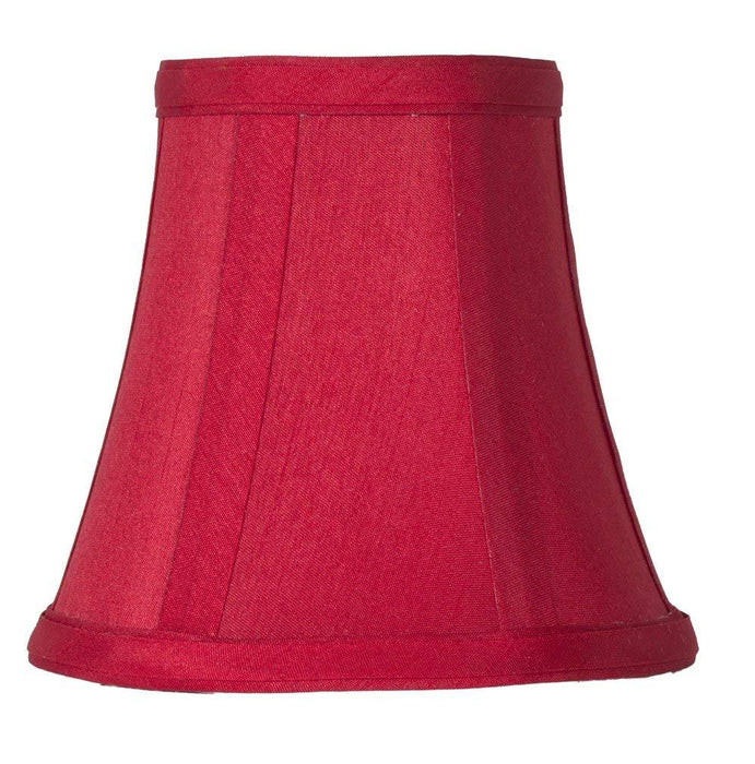 Silk 5-inch Bell Chandelier Lamp Shade - 9 Colors