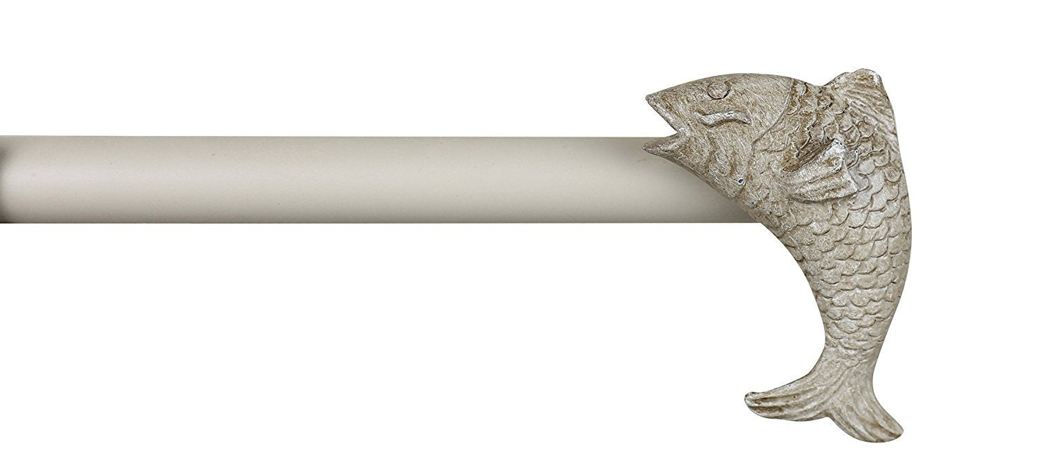Urbanest 3-4-inch Adjustable Drapery Curtain Rod with Fish Finial