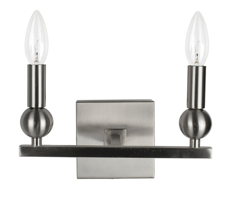 Zio Wall Sconce with Double Bulb (Hardwired)
