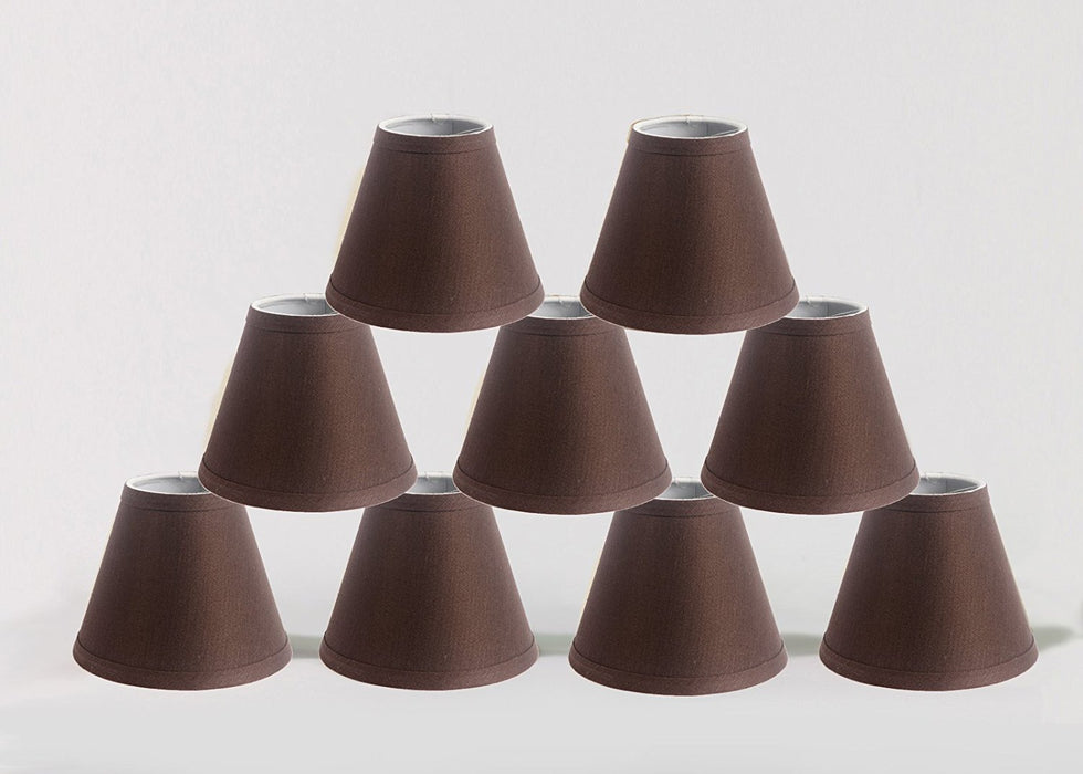 Linen 6-inch Chandelier Lamp Shades - 6 Colors