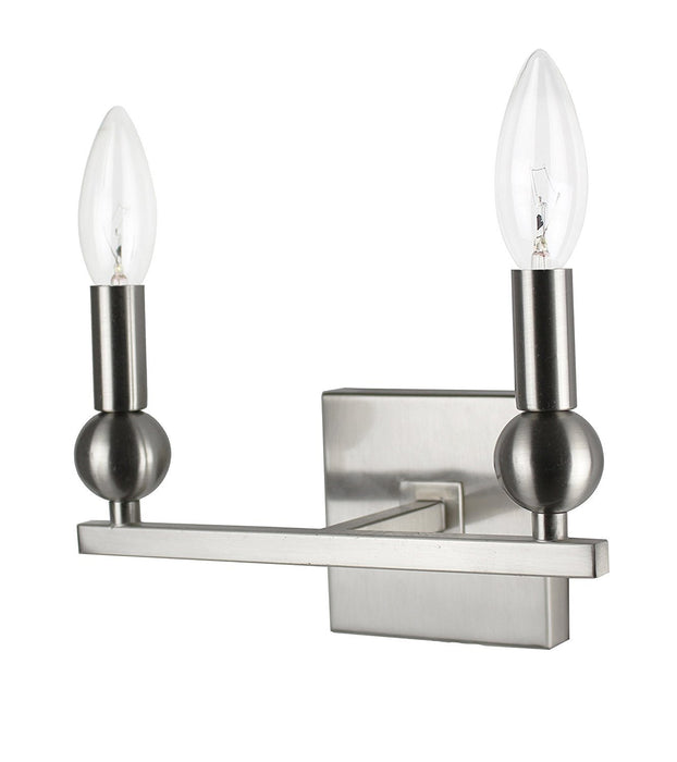 Zio Wall Sconce with Double Bulb (Hardwired)