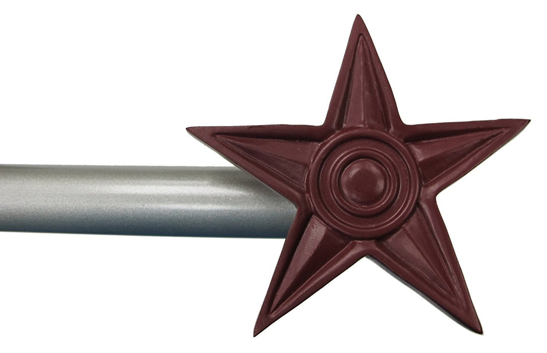 Urbanest Star Window Curtain Drapery Rod Set