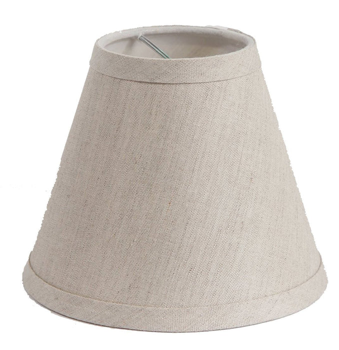 Linen 6-inch Chandelier Lamp Shades - 6 Colors