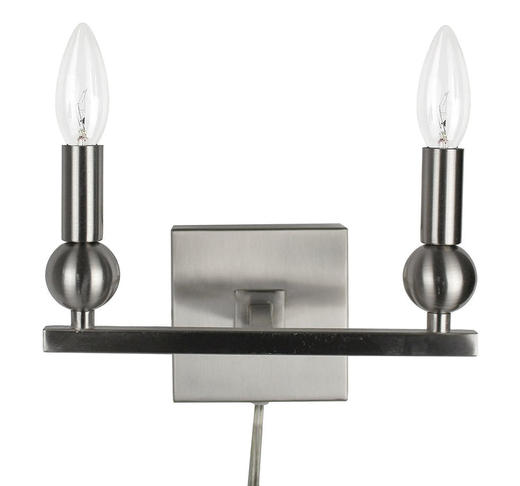 Zio Wall Sconce with Double Bulb (Cord)
