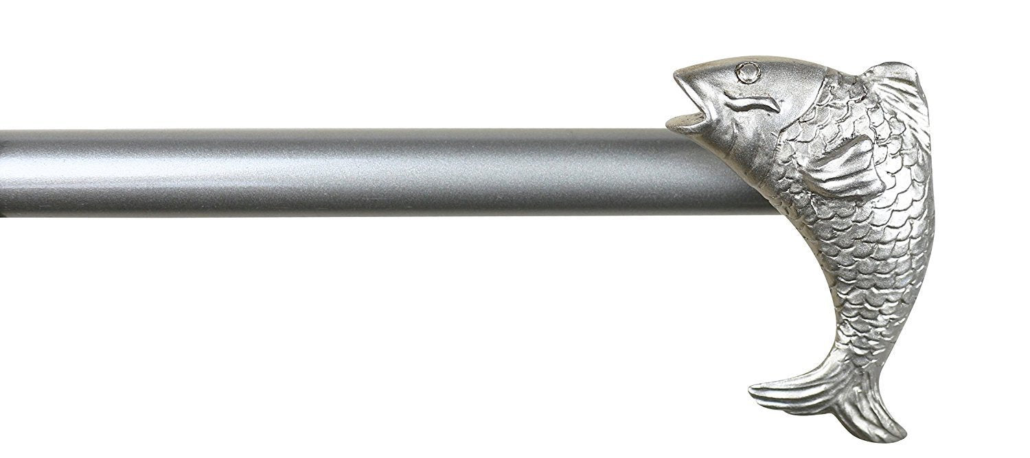 Urbanest 3-4-inch Adjustable Drapery Curtain Rod with Fish Finial