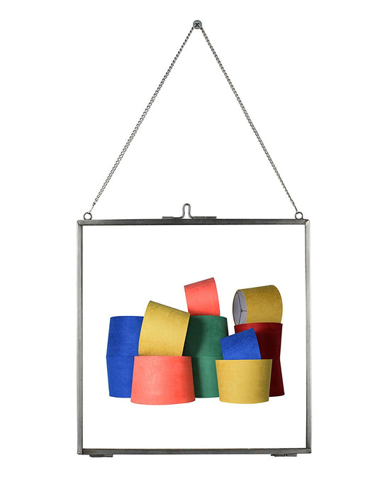 Brixton Brass and Glass Hanging Picture Frame