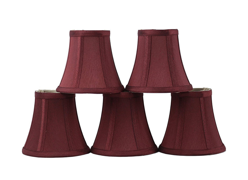 Silk Bell 5-inch Chandelier Lamp Shade - 5 Colors