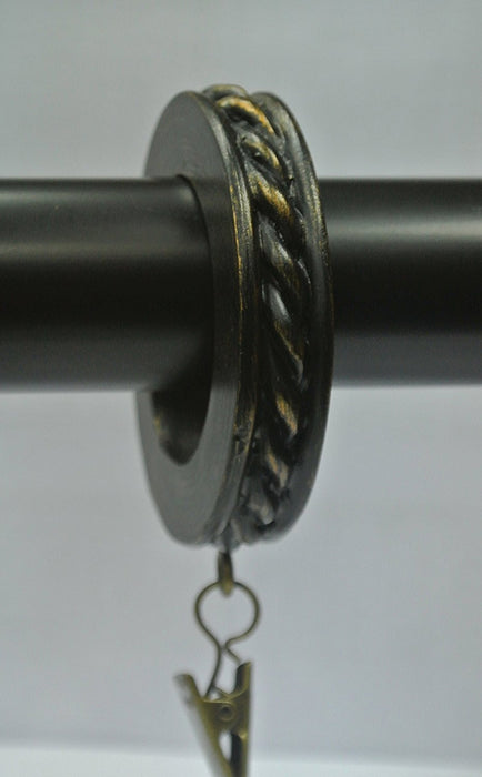 Set of 7 Rope Designer Curtain Rings