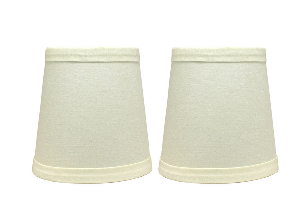 Cotton 4-inch Chandelier Lamp Shades - 4 Colors