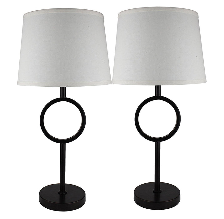 Set of 2 Madison Table Lamps with Shades