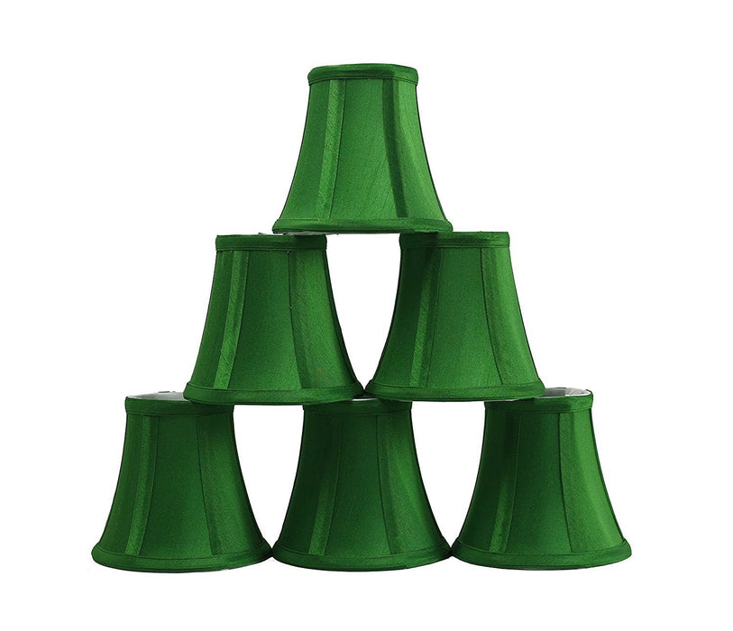 Silk 5-inch Bell Chandelier Lamp Shade - 9 Colors