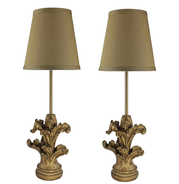 Set of 2 Homestead Mini Buffet Lamps with Shades