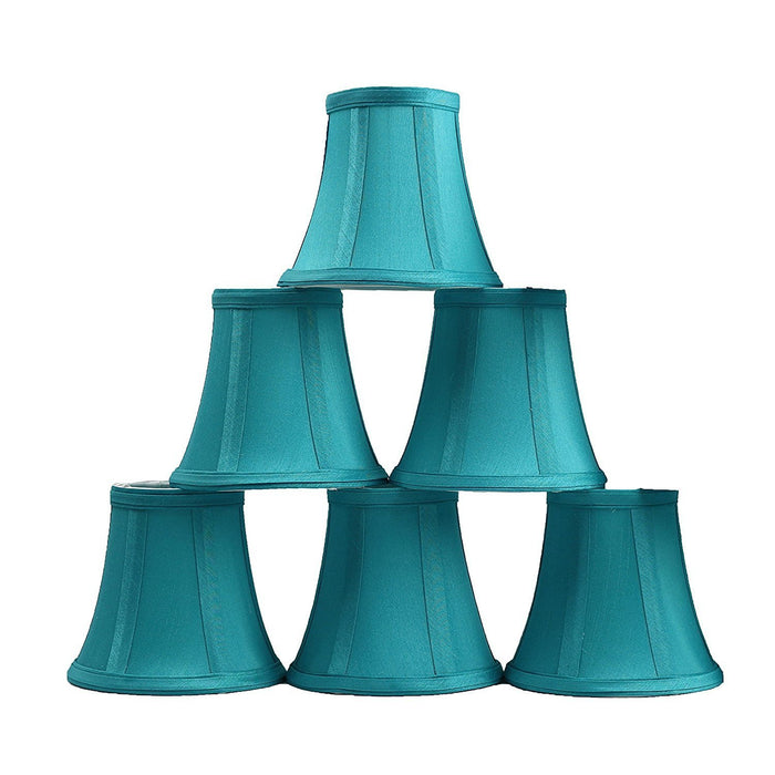 Silk 5-inch Bell Chandelier Lamp Shade - 9 Colors