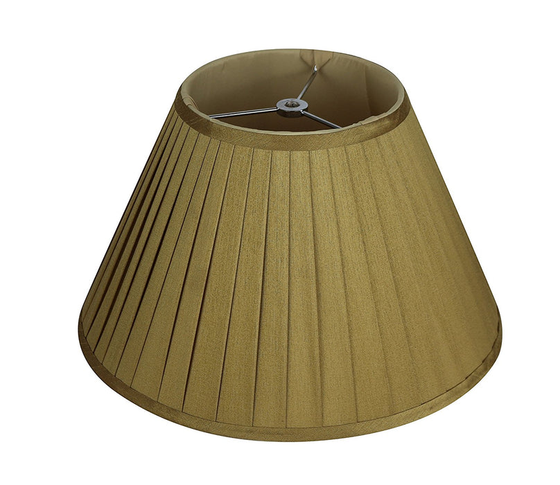 Faux Silk Side Pleat Softback Lamp Shade - 2 Colors