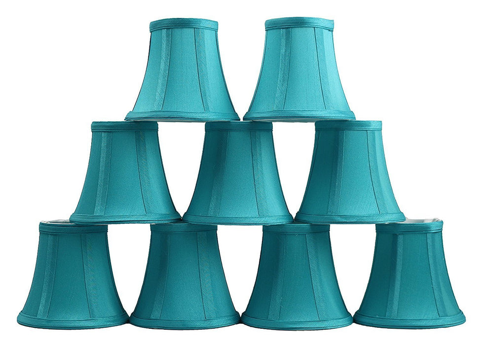 Silk 5-inch Bell Chandelier Lamp Shade - 9 Colors