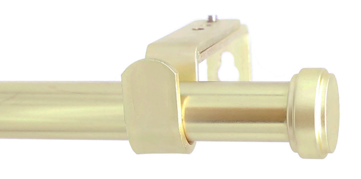 5/8-inch Diameter Bouchon Adjustable Single Drapery Curtain Rod