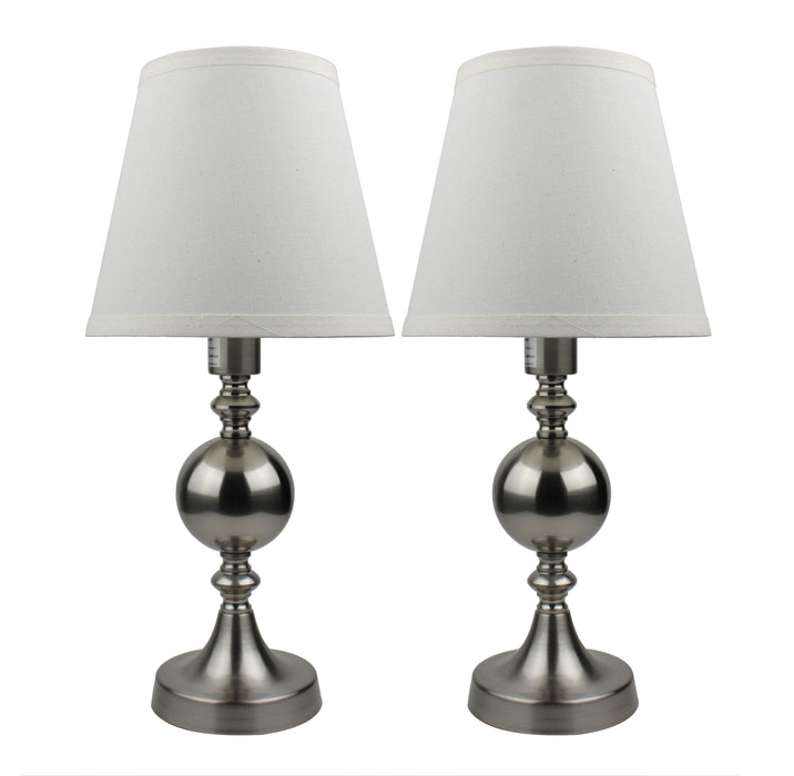 Set of 2 Ellery Touch Accent Lamps