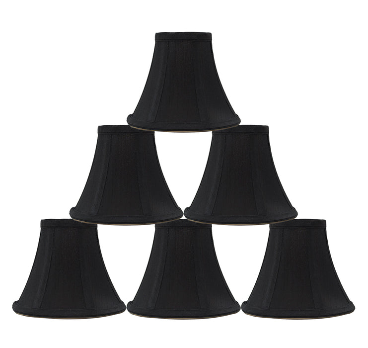 Silk Bell 6-inch Chandelier Lamp Shade - 20 Colors