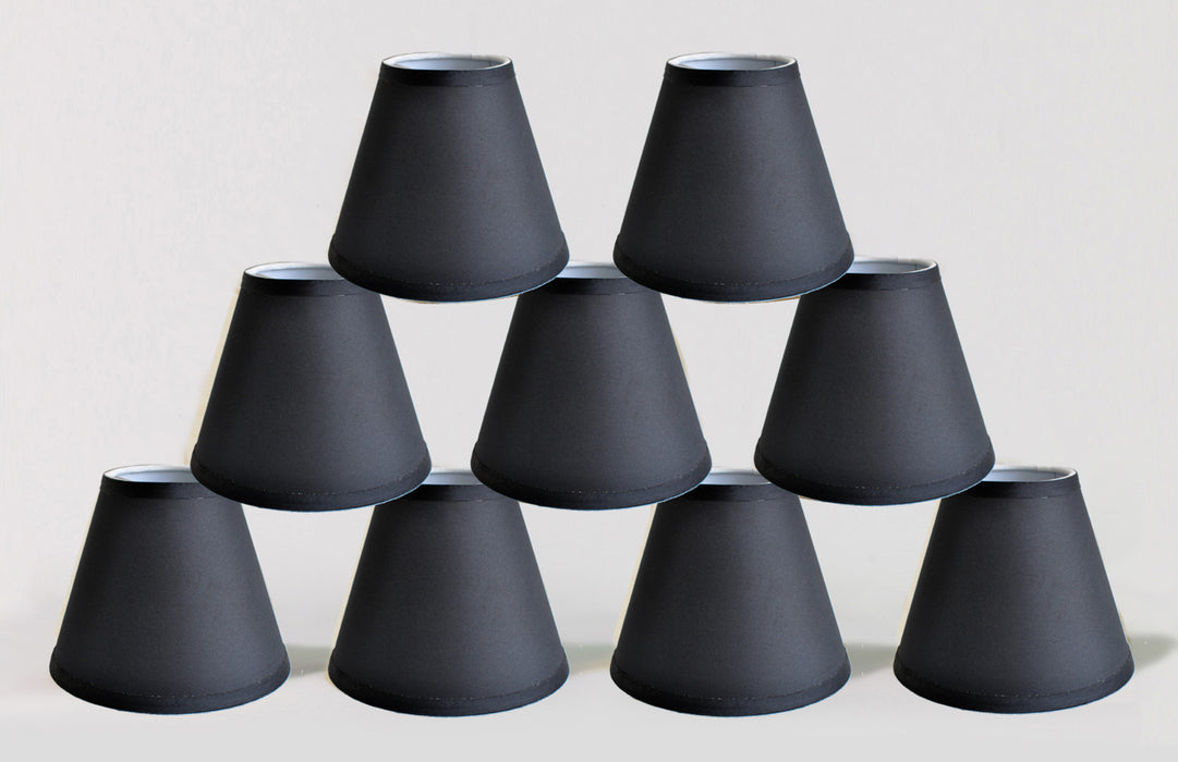 Satin 6-inch Chandelier Lamp Shade - 10 Colors