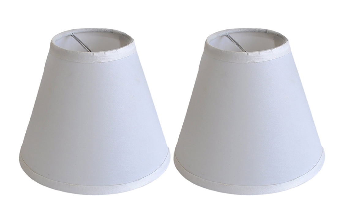 Satin 6-inch Chandelier Lamp Shade - 10 Colors