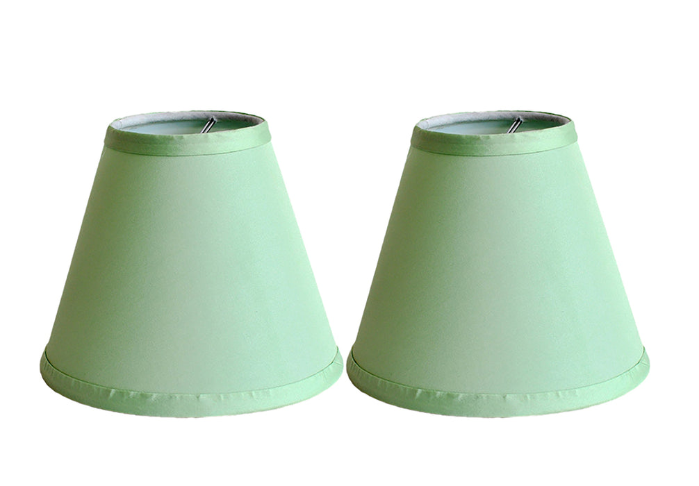 Satin 6-inch Chandelier Lamp Shade - 10 Colors