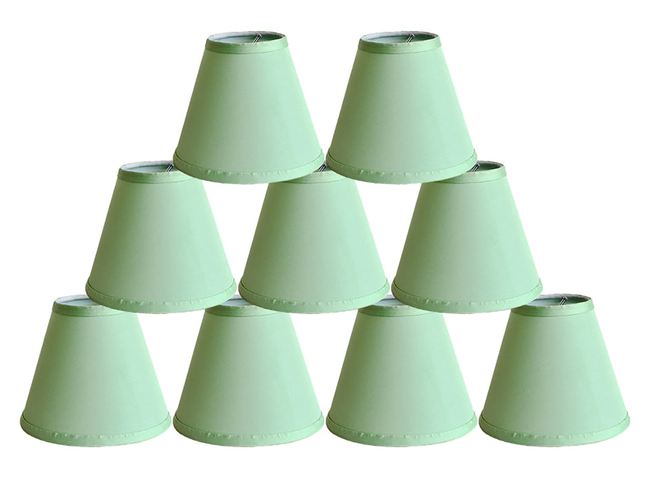 Satin 6-inch Chandelier Lamp Shade - 10 Colors