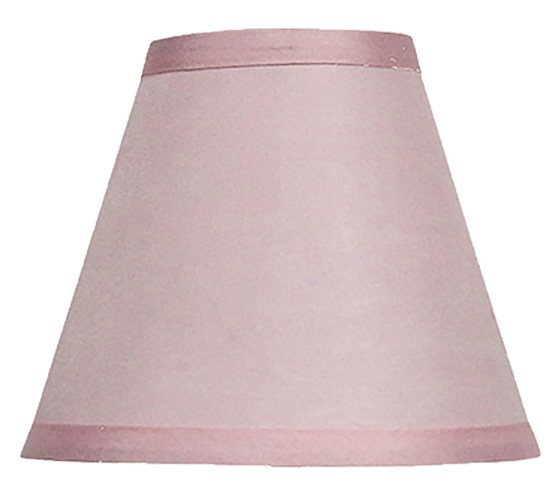 Satin 6-inch Chandelier Lamp Shade - 10 Colors