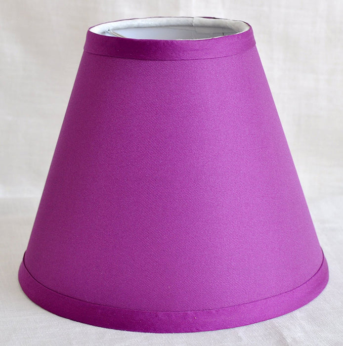 Satin 6-inch Chandelier Lamp Shade - 10 Colors