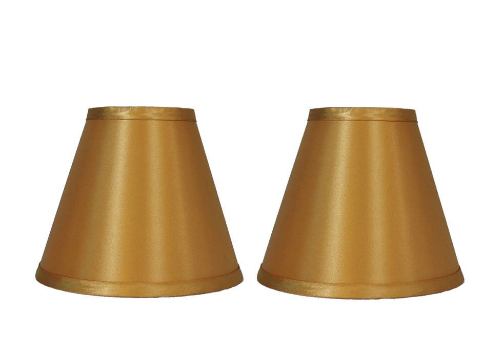 Satin 6-inch Chandelier Lamp Shade - 10 Colors