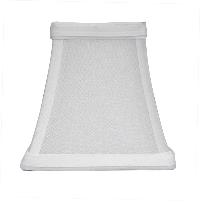 Square Silk 5-inch Chandelier Lamp Shade - 5 Colors