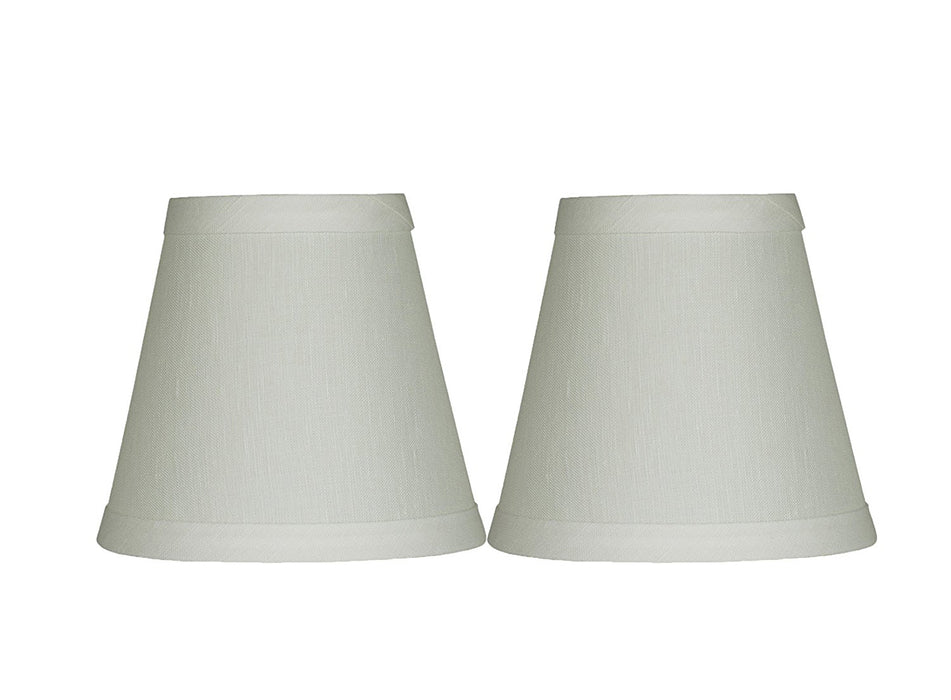 Linen 5-inch Chandelier Lamp Shade - 7 Colors