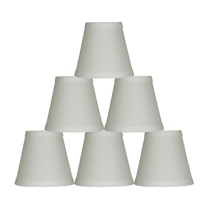Linen 5-inch Chandelier Lamp Shade - 7 Colors