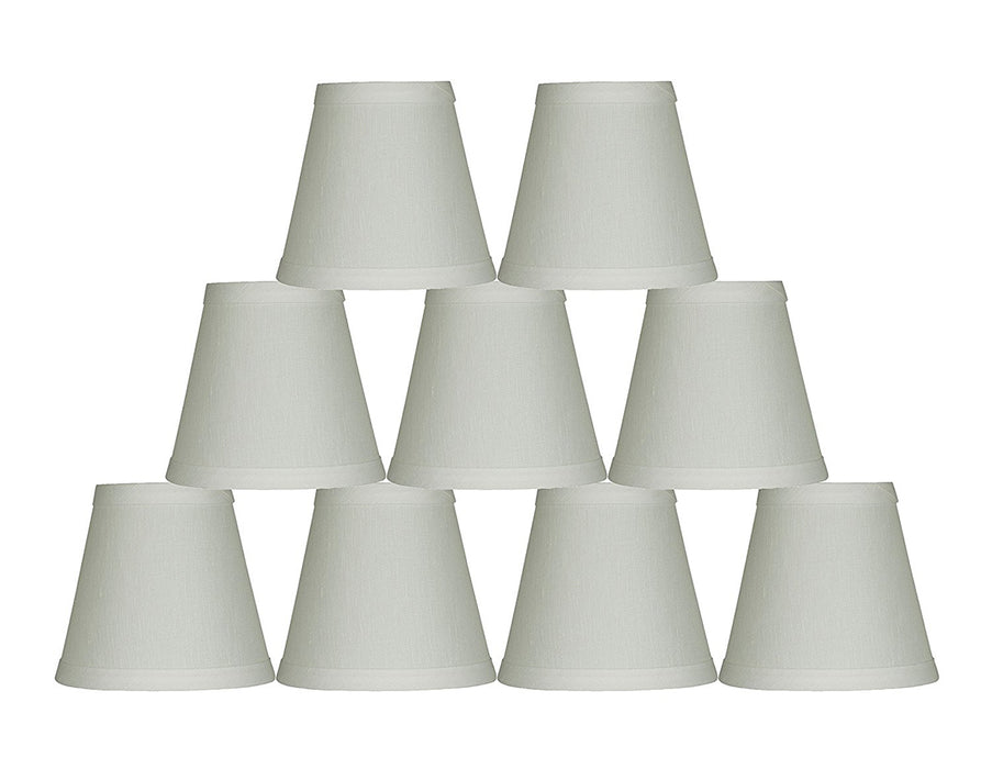 Linen 5-inch Chandelier Lamp Shade - 7 Colors