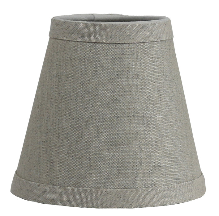 Linen 5-inch Chandelier Lamp Shade - 7 Colors