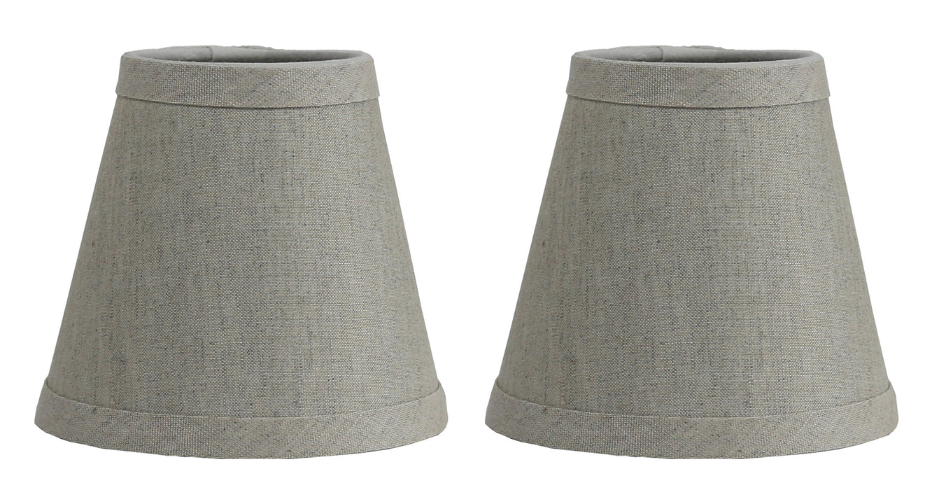 Linen 5-inch Chandelier Lamp Shade - 7 Colors